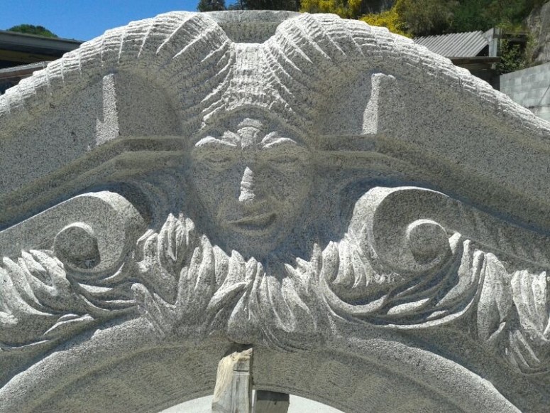 Parte superior de la chimenea.